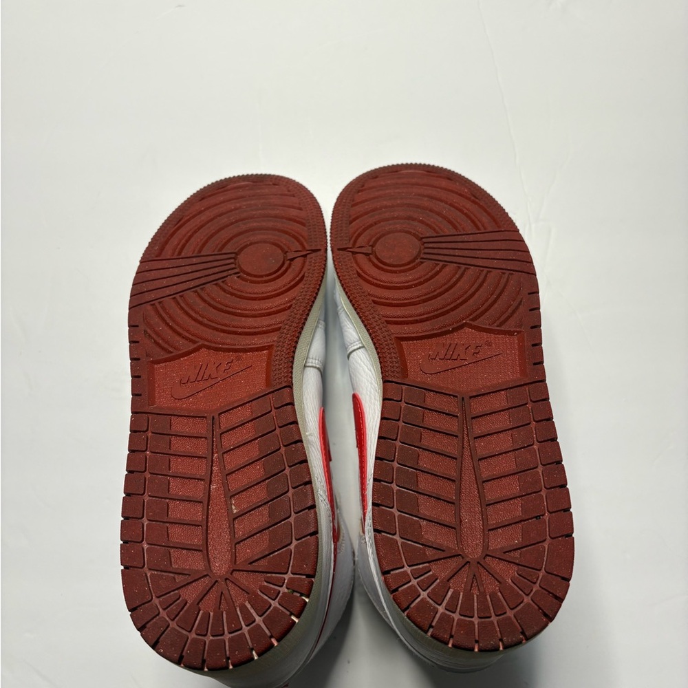Nike Jordan 1 Mid SE White Dune Red Size 6.5 - Picture 12 of 13
